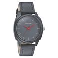 Sonata Quartz Analog Black Dial Leather Strap Watch for Men