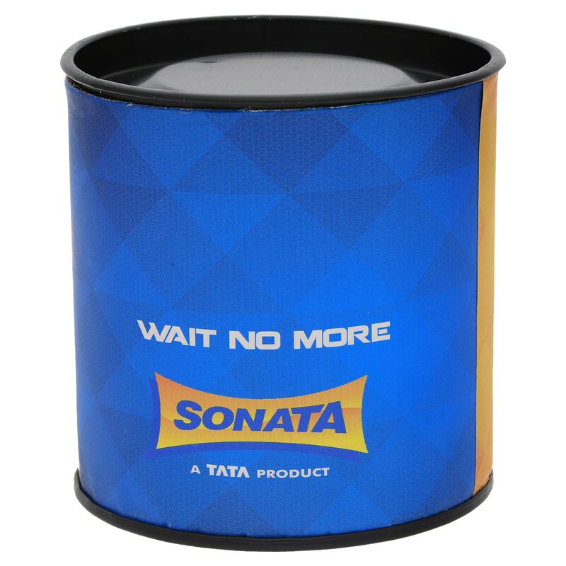 Sonata Quartz Analog Black Dial Plastic Strap Watch for Men - image number 4