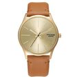 Poze by Sonata Quartz Analog Blue Dial PU Leather Strap Watch for Men