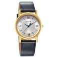 Sonata Classic Quartz Analog Silver Dial Blue Leather Strap Watch for Men - image number 0