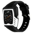 SF Quartz Analog Black Dial Plastic Strap Watch for Men - image number 1