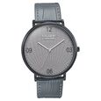 Sonata Poze Quartz Analog Grey Dial Leather Strap Watch For Men - image number 1