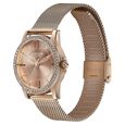 Sonata Poze Quartz Analog Rose Gold Dial Mesh Strap Watch for Women - image number 3