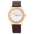 Sonata Quartz Analog with Day and Date White Dial Leather Strap Watch for Men - image number 0
