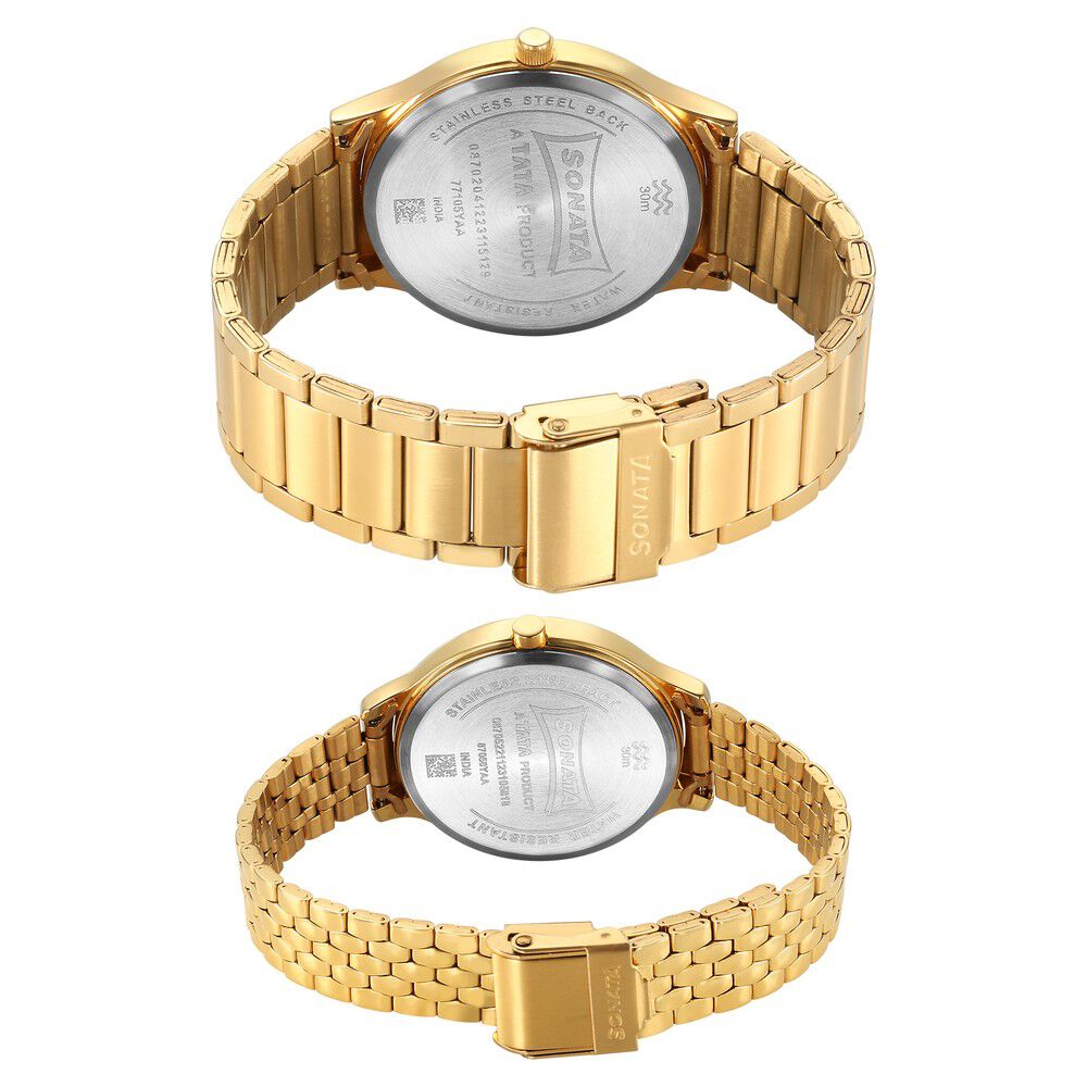 Stainless steel back watch price deals