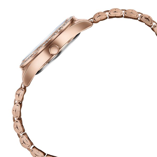 Sonata Poze Quartz Analog Silver Dial Rose Gold Colour Stainless Steel Strap Watch For Women - image number 5