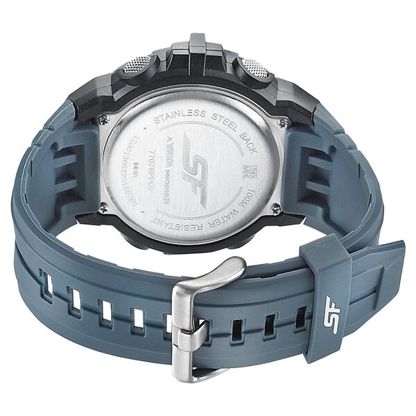 SF Digital Dial Blue Polyurethane Strap Watch For Men - image number 3