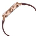 Sonata Jashn Quartz Analog Red Dial Brown Leather Strap Watch For Men - image number 4