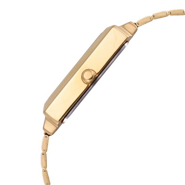 Sonata Quartz Analog with Day and Date Champagne Dial Stainless Steel Strap Watch for Men - image number 2