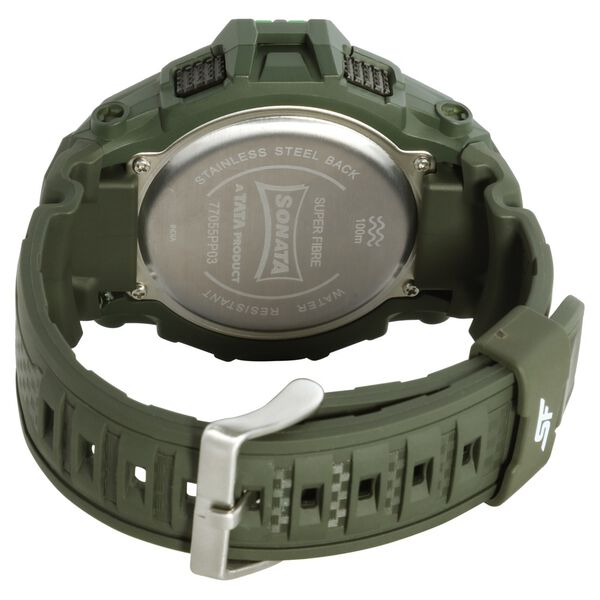 SF Digital Dial Plastic Strap Watch for Men - image number 3
