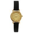 Sonata Quartz Analog Black Dial Leather Strap Watch for Women