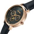 Sonata Festive Quartz Multifunction Blue Dial Leather Strap Watch For Women - image number 2