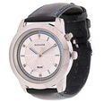 Sonata Quartz Analog Silver Dial Leather Strap Watch for Men - image number 1