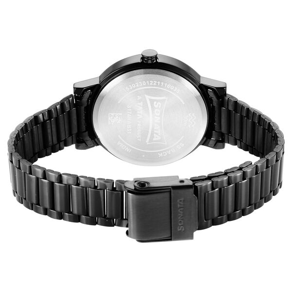 Sonata Ladies Essentials Grey Dial Stainless Steel Strap Watch for Women - image number 3
