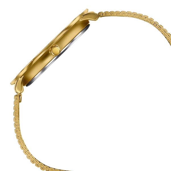 Sonata Sleek Green Dial Gold-Tone Metal Bracelet Watch - image number 4