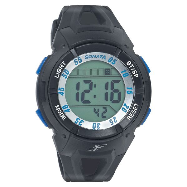Sonata Digital Dial Strap Watch for Men - image number 0