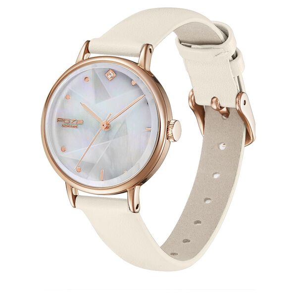 Poze by Sonata Quartz Analog Silver Dial PU Leather Strap Watch for Women - image number 2