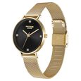 Poze by Sonata Quartz Analog Black Dial Stainless Steel Strap Watch for Women - image number 2