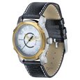 Sonata Quartz Analog White Dial Leather Strap Watch for Men