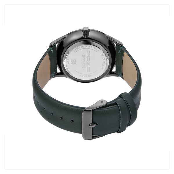 Poze by Sonata Quartz Analog Black Dial PU Leather Strap Watch for Men - image number 4