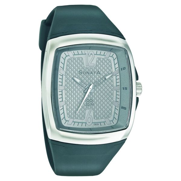 Sonata Quartz Analog Black Dial Strap Watch for Men - image number 0