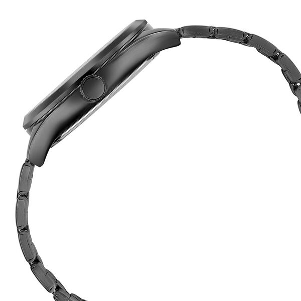 Sonata Poze Quartz Analog Black Dial Metal Strap Watch for Men - image number 4