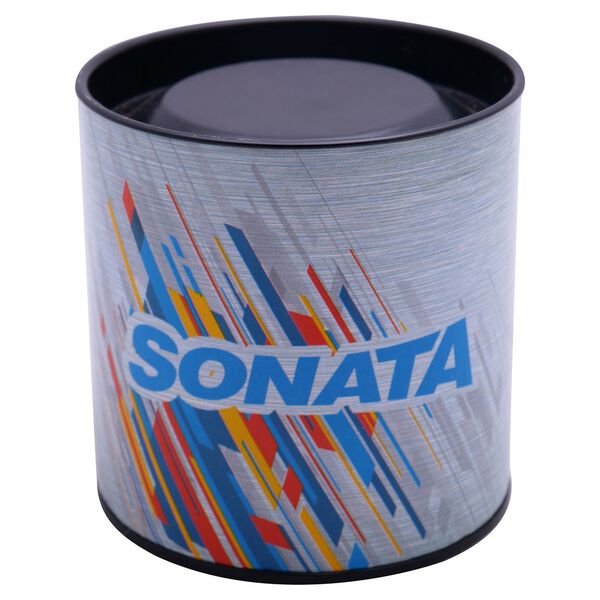 Sonata Knot Blue Dial Stainless Steel Strap Watch for Men - image number 5