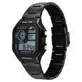 SF Digital Dial Black Stainless Steel Strap Watch For Unisex - image number 1