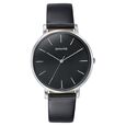 Sonata Modern Edit Quartz Analog Grey Dial Leather Strap Watch For Women