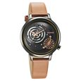 Sonata Unveil Quartz Analog Brown Dial Metal Strap Watch for Women