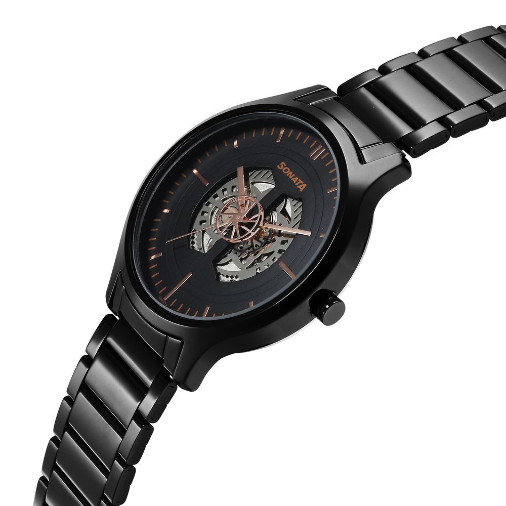 Sonata 7988pp03 discount men's watch belt