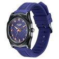Poze By Sonata Quartz Analog Blue Dial Blue Silicone Strap Watch For Men - image number 4