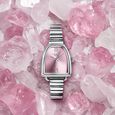 Poze By Sonata Quartz Analog Silver Dial Rose Gold Metal Strap Watch For Women