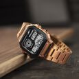 SF Hexa Metal Digital Dial Stainless Steel Strap Watch for Unisex - image number 2
