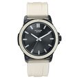 Sonata Poze Quartz Analog Black Dial Beige Silicone Strap Watch For Men - image number 1