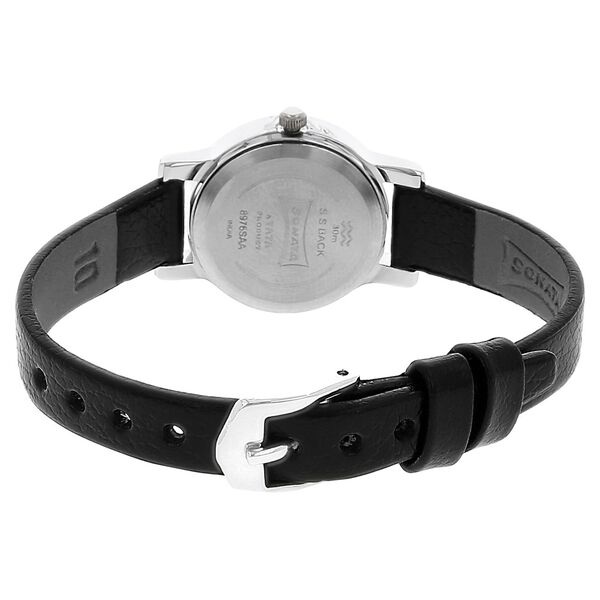Sonata Quartz Analog Black Dial Leather Strap Watch for Women - image number 3