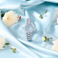 Poze By Sonata Quartz Analog Grey Dial Two Toned Metal & Plastic Strap Watch For Women