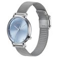 Sonata Elegent Essentials Quartz Analog Blue Dial Stainless Steel Strap Watch For Women - image number 2