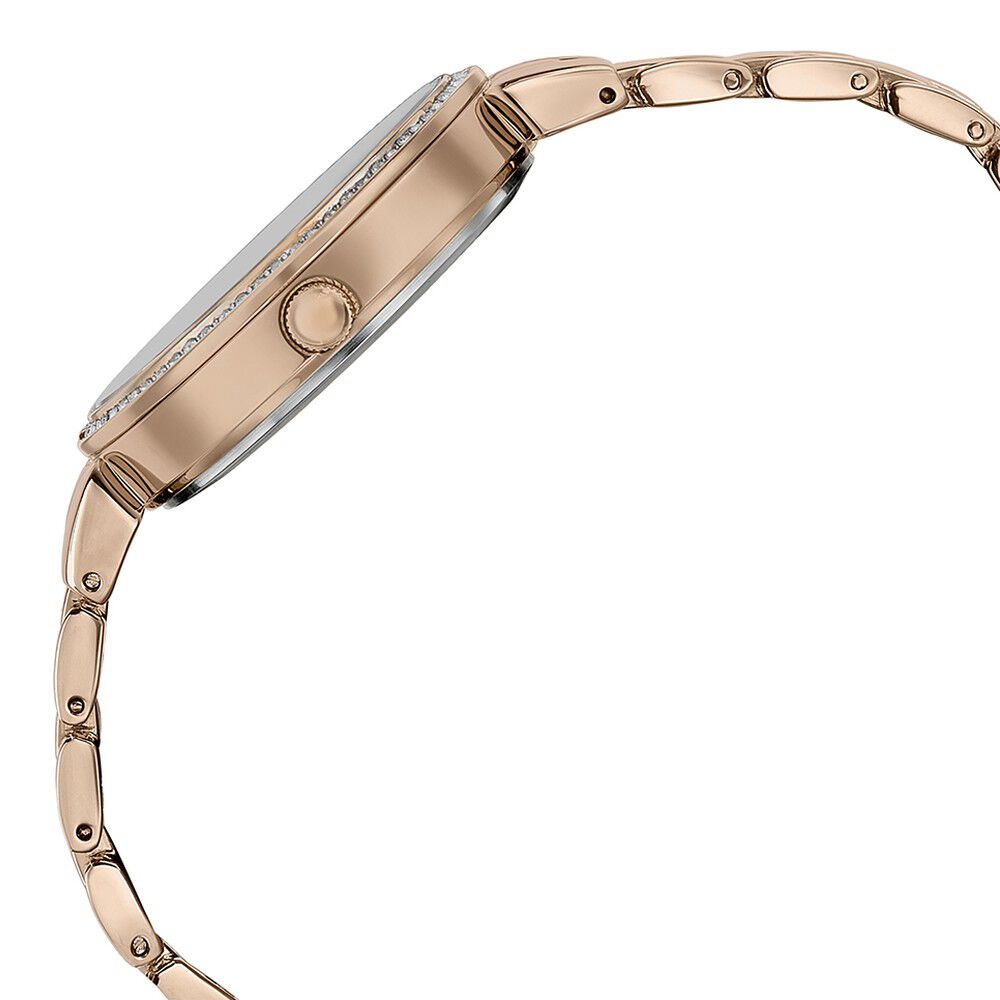 Buy Online Sonata Poze Quartz Analog Pink Dial Metal Strap Watch