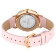 Sonata Sleek Women Silver Dial Blush Pink Leather Strap Watch - image number 5