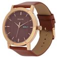 Sonata Quartz Analog with Day and Date Brown Dial Leather Strap Watch for Men - image number 2