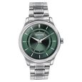 Sonata Quartz Analog Green Dial Silver Stainless Steel Strap Watch For Men - image number 1