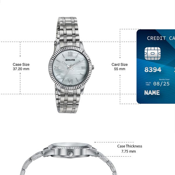 Premium looking versatile women's watch from Ease by Sonata - image number 3