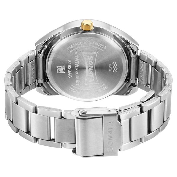 Sonata Unveil Quartz Multifunction Silver Dial Stainless Steel Strap Watch for Women - image number 3