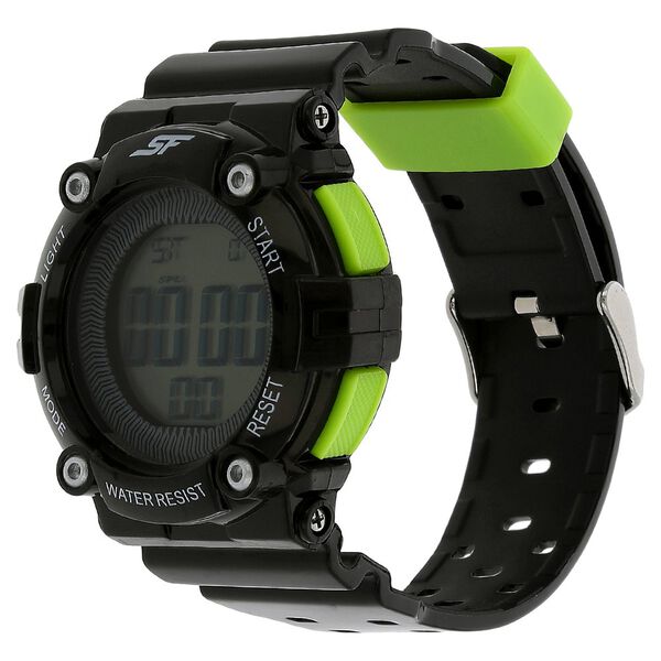 SF Digital Dial Black Plastic Strap Watch for Men - image number 1