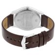 Sonata Quartz Analog with Day and Date Silver Dial Leather Strap Watch for Men - image number 4
