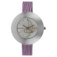 Sonata Quartz Analog Silver Dial Leather Strap Watch for Women