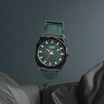 Poze By Sonata Quartz Analog Green Dial Green Silicone Strap Watch For Men - image number 0