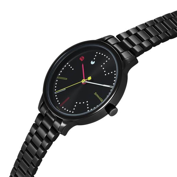 Sonata Play Black Dial Watch for Women - image number 2