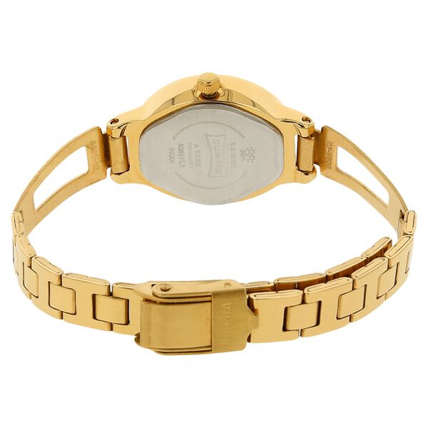 Sonata Quartz Analog White Dial Stainless Steel Strap Watch for Women - image number 3